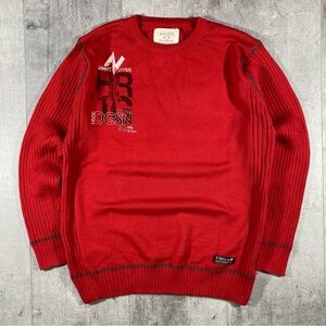 Y2k Red Noize Sweater